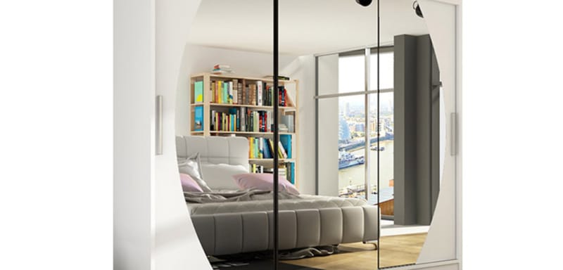 Velká šatní skříň ASTON V&nbsp;250 cm – bílá