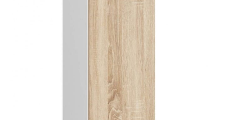 Vitrína CLP W 30 cm bílá/dub sonoma