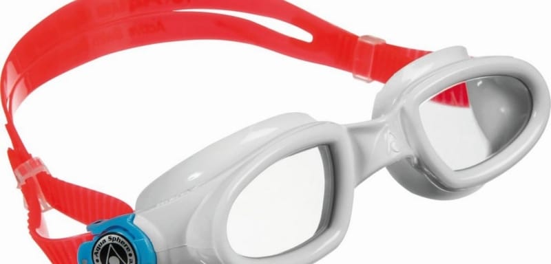 Aqua Sphere Plavecké brýle MAKO čirá skla, bílé