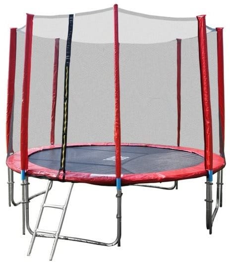 GoodJump 4UPVC 366 cm s&nbsp;ochrannou sítí + žebřík
