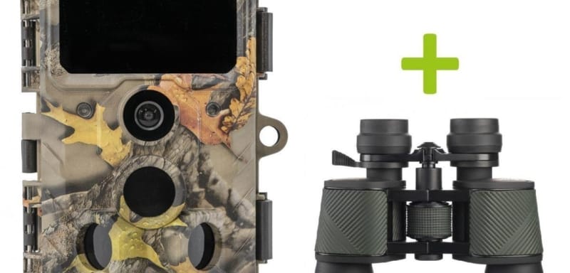 OXE WiFi Lovec RD3019 a&nbsp;klasický dalekohled FOMEI 7-21×40 ZCF Zoom + 32GB SD, 8ks baterií a&nbsp;stativ