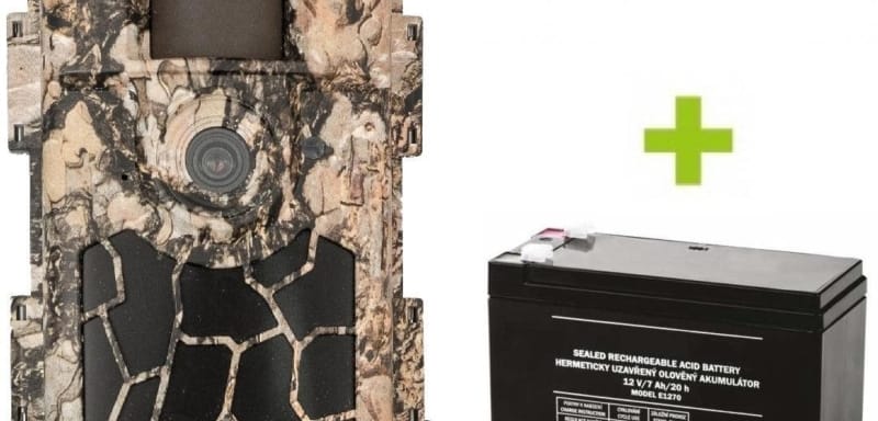 OXE Spider 4G, ext. akumulátor, kabel + 32GB SD karta, SIM,  stativ a&nbsp;8ks baterií