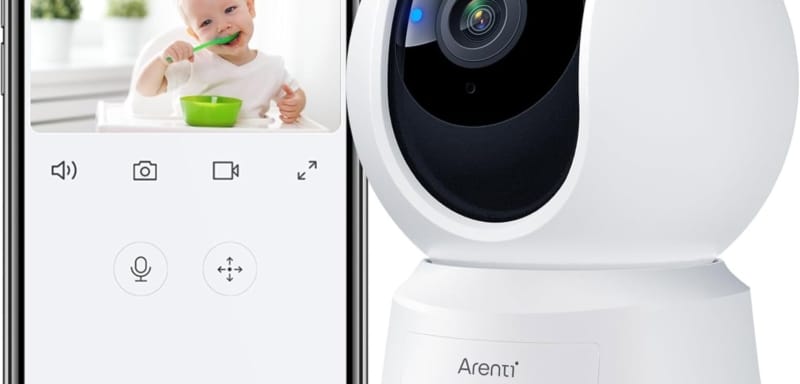 ARENTI 2MP/1080P Wi-Fi Video Baby Monitor