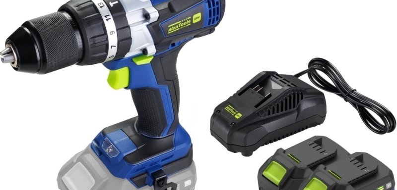 ALZATOOLS PRO Vrtačka AKU s&nbsp;příklepem CBHD20V Brushless + 35FCH20V + 2x 40LBP20V BatteryONE 20V
