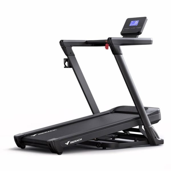 MERACH T31 Běžecký pás s&nbsp;automatickým sklonem 18 %, nosnost 159&nbsp;kg