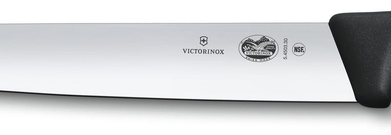 Victorinox Fibrox na uzeniny, 30 cm plast černý