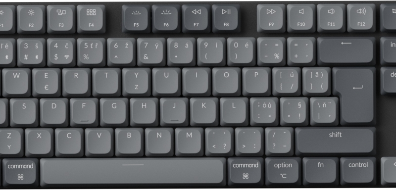 Keychron K1 Max Swappable Gateron RGB Backlight Red Switch – CZ/SK