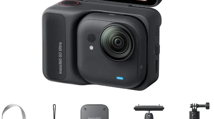 Insta360 GO Ultra Creator Bundle Midnight Black