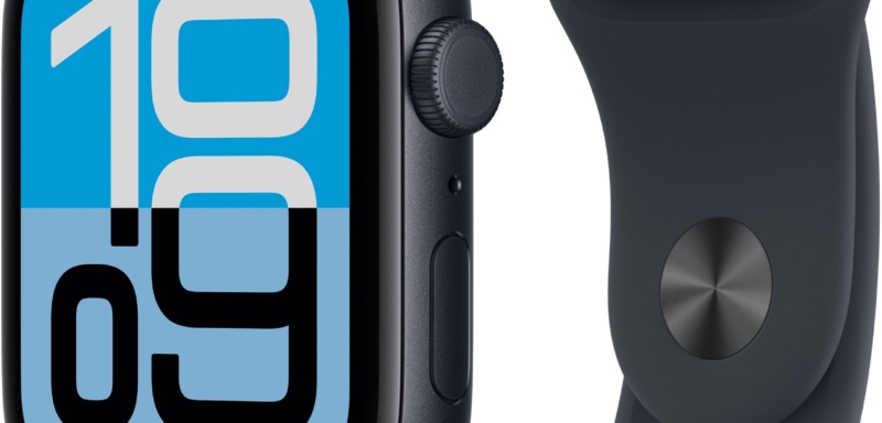 Apple Watch SE 3 Cellular 40mm Temně inkoustový hliník s&nbsp;temně inkoustovým sportovním řemínkem – M/L
