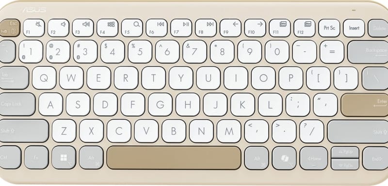 ASUS Marshmallow KW100 Oat Milk (Copilot klávesa) – CZ/SK