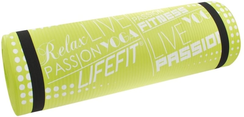 Lifefit Yoga Mat Exclusiv plus zelená