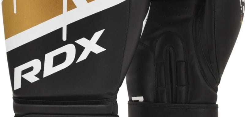 RDX F7 Ego Boxerské rukavice 16 oz, černo zlaté
