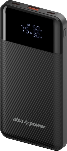 AlzaPower Parade Gen2&nbsp;10000mAh Power Delivery (22,5W) černá