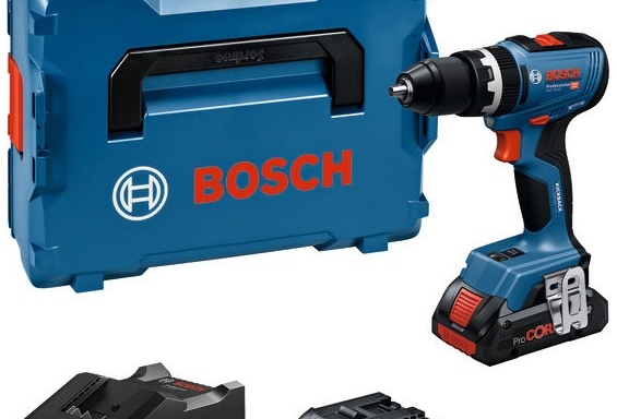 BOSCH Professional Vrtačka AKU s&nbsp;příklepem GSB 18V-65, L-BOXX 0.601.9N3.303 (2 × 5 Ah)