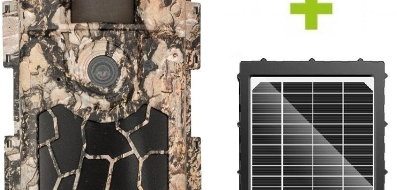 OXE Spider 4G a&nbsp;solární panel + 32GB SD karta, SIM, stativ a&nbsp;8ks baterií
