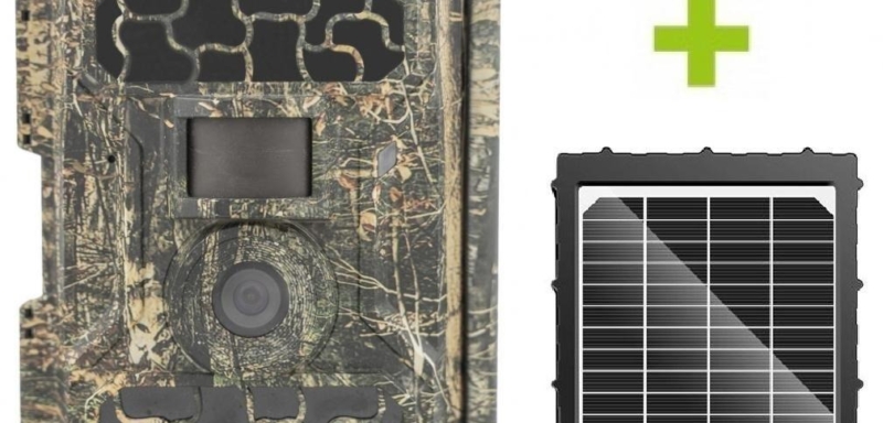 OXE Panther 4G a&nbsp;solární panel + 32GB SD karta, SIM a&nbsp;12ks baterií