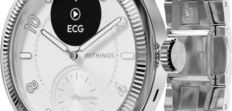 Withings Scanwatch Nova Brilliant 39mm – Titanium Silver