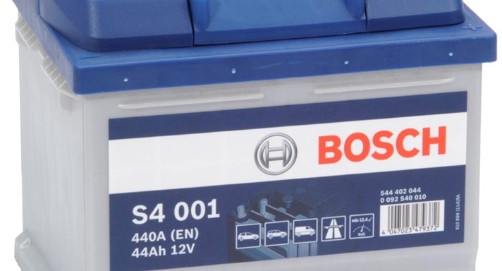 BOSCH S4&nbsp;001, 44Ah, 12V (0&nbsp;092 S40&nbsp;010)