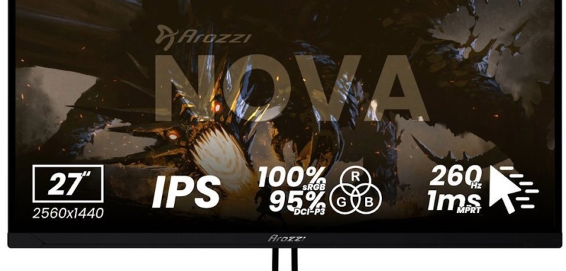 27″ Arozzi Nova 27T2K260 Black