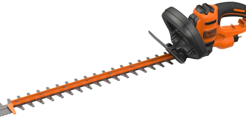 BLACK + DECKER Plotostřih elektrický Twist – stříhací lišta 60cm, rozteč zubů 25mm 600W + pilový lis