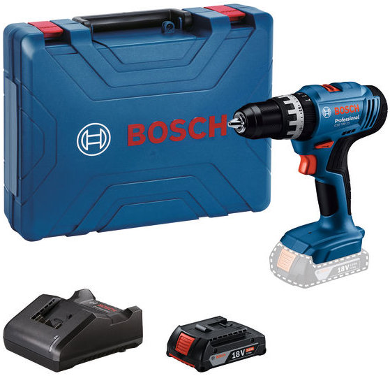 BOSCH Professional Vrtačka AKU s&nbsp;příklepem GSB 18V-25, nabíječka, L-BOXX 0.601.9K9.309 (1 ×