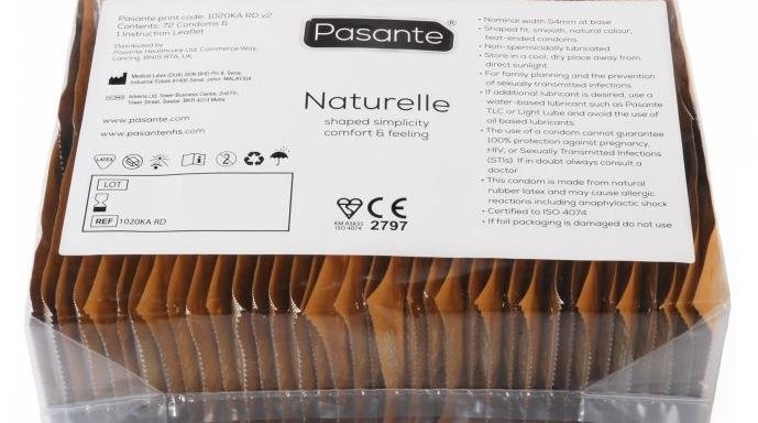 Pasante kondomy Naturelle 72ks