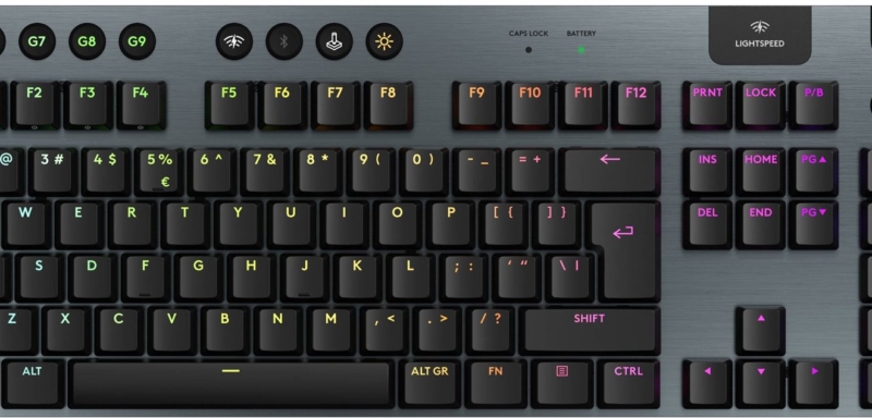 Logitech G915 X LIGHTSPEED, černá – US INTL