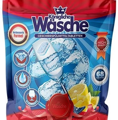 KÖNIGLICHE WÄSCHE tablety do myčky 68 ks