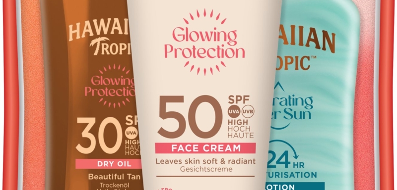 HAWAIIAN TROPIC Trio Face Cream SPF50 + Dry oil SPF 30 + After Sun Lotion cestovní set