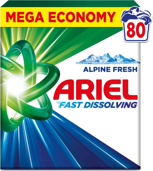 ARIEL Alpine Fresh 4,4&nbsp;kg (80 praní)