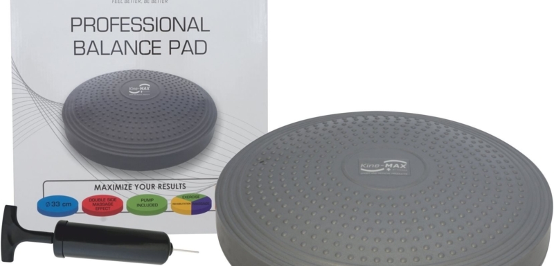 Kine-MAX Professional Balance Pad – stříbrný