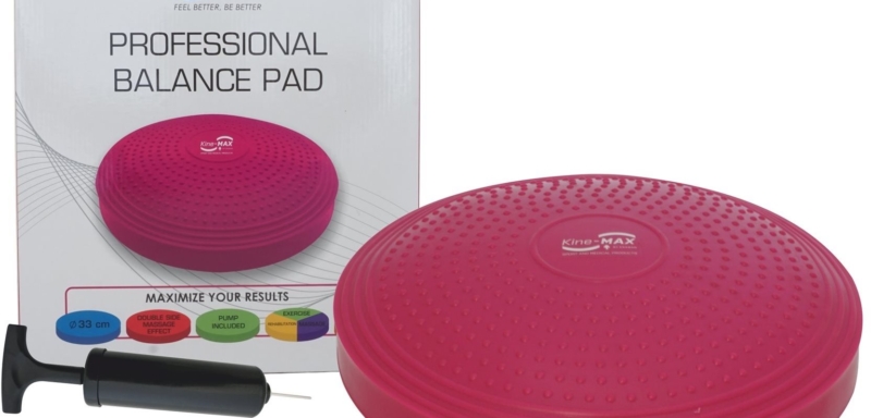 Kine-MAX Professional Balance Pad – růžový