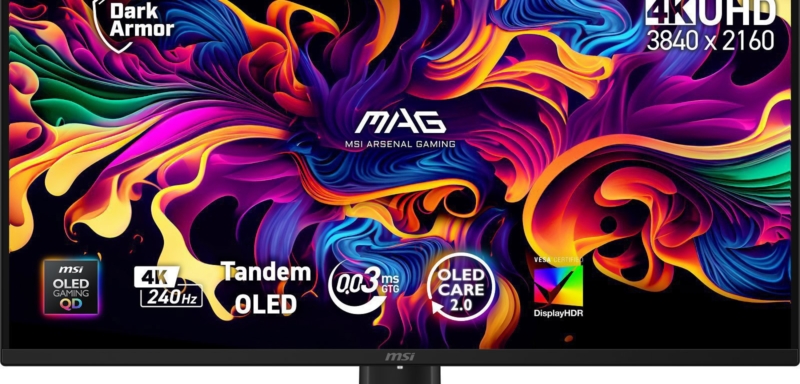 31.5″ MSI MAG 321UP QD-OLED X24