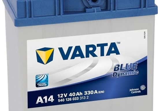VARTA BLUE Dynamic 40Ah, 12V, A14 – UAMK instalace do vozu