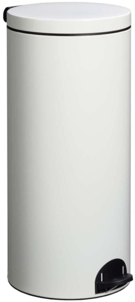 Pedálový koš Rossignol Elora 90233, 30 L, bílý, RAL 9016