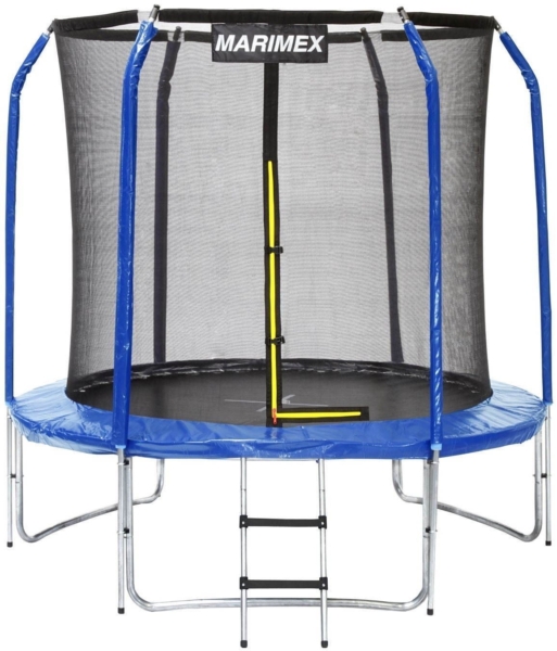 MARIMEX Trampolína 244 cm, s&nbsp;ochrannou sítí + schůdky