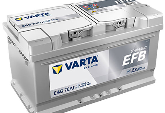 VARTA Blue Dynamic EFB 75Ah, 12V, E46